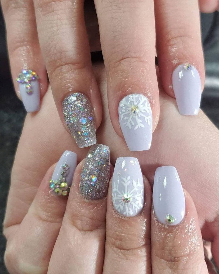 glitter nail designs