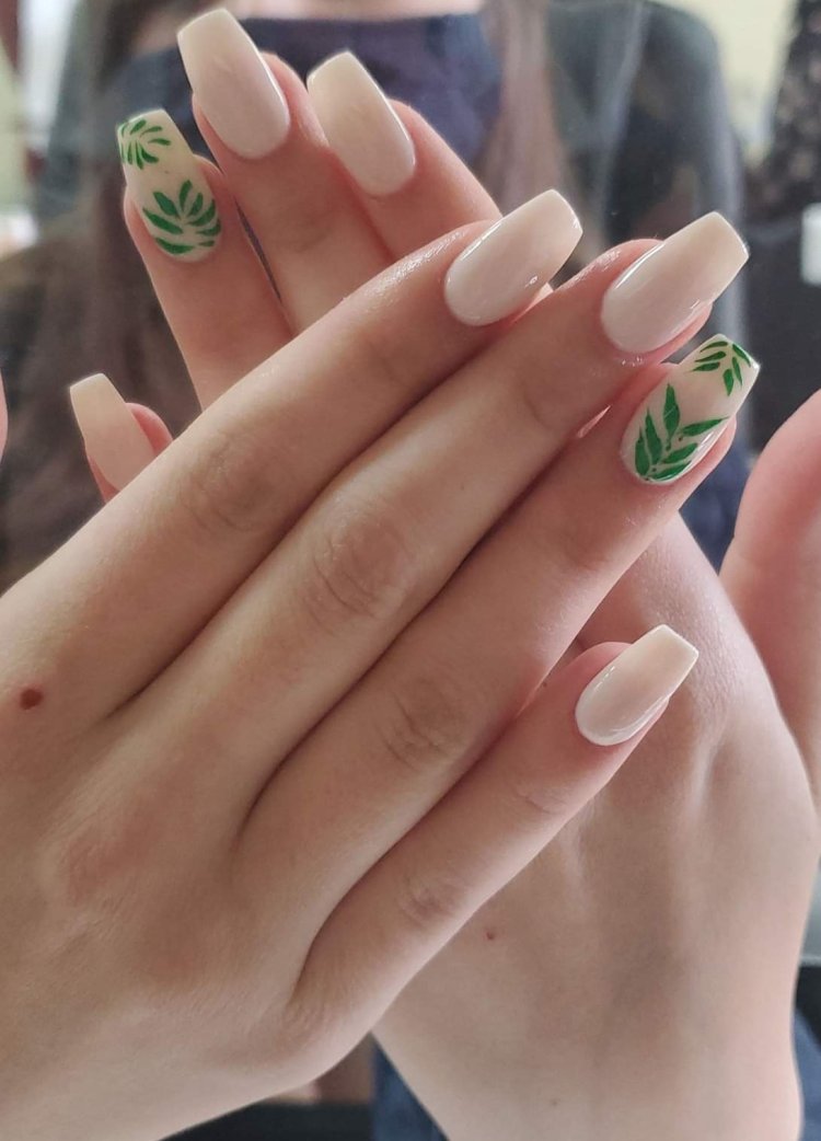 Nature Inspired Nail Art Design