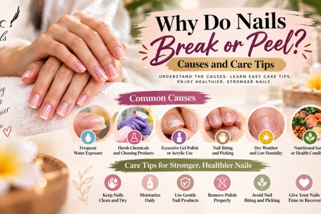 Why Do Nails Break or Peel? Causes and Care Tips